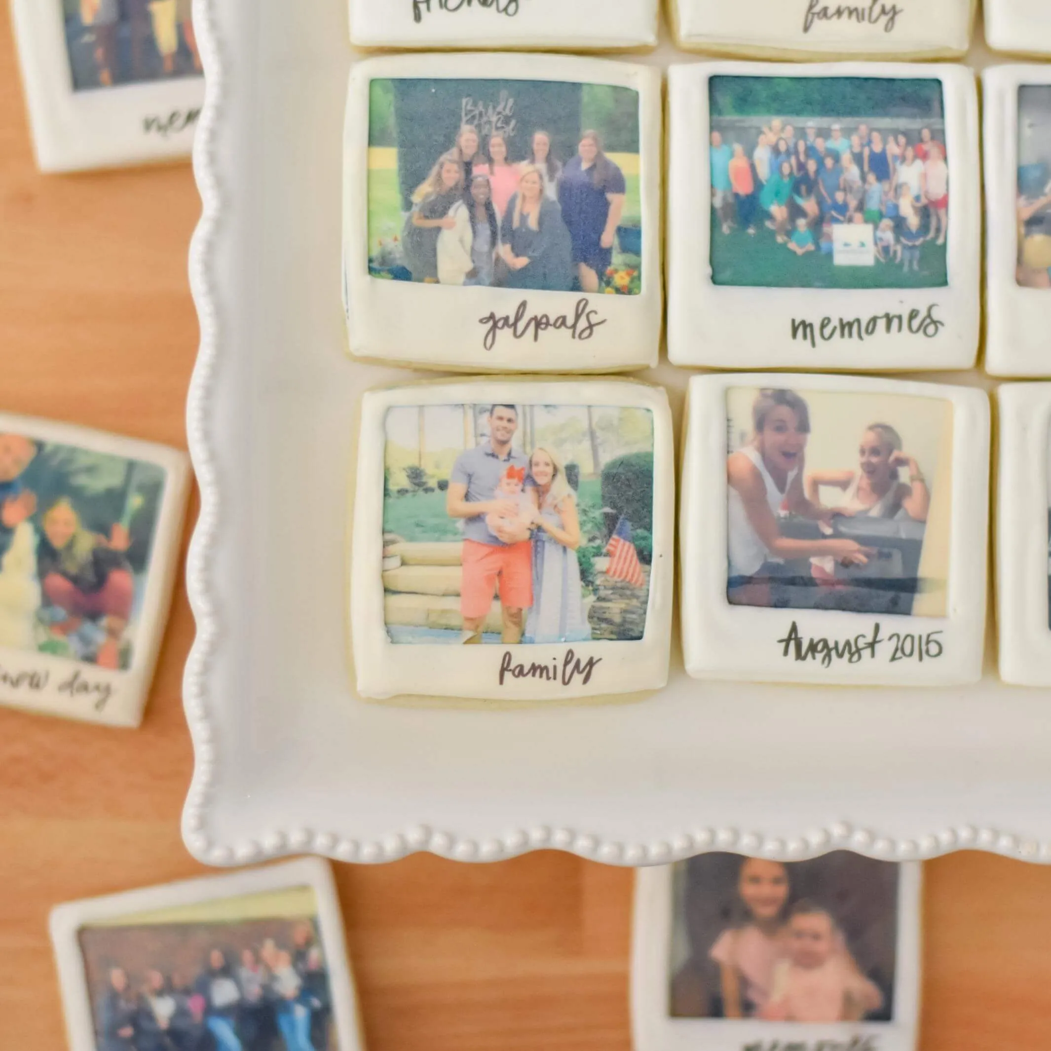 Polaroid Photo Cookies