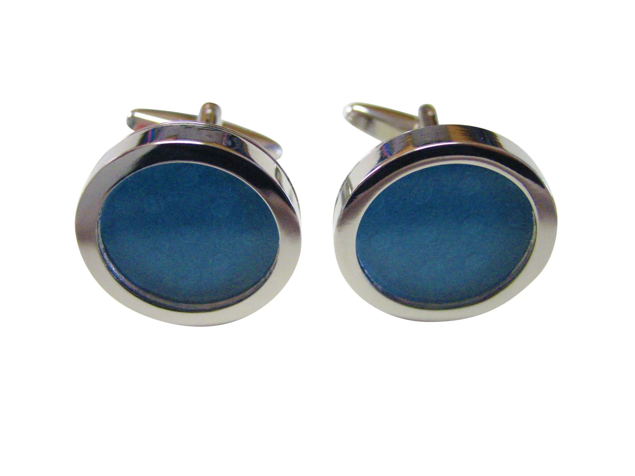 Polka Dot Blue Cufflinks