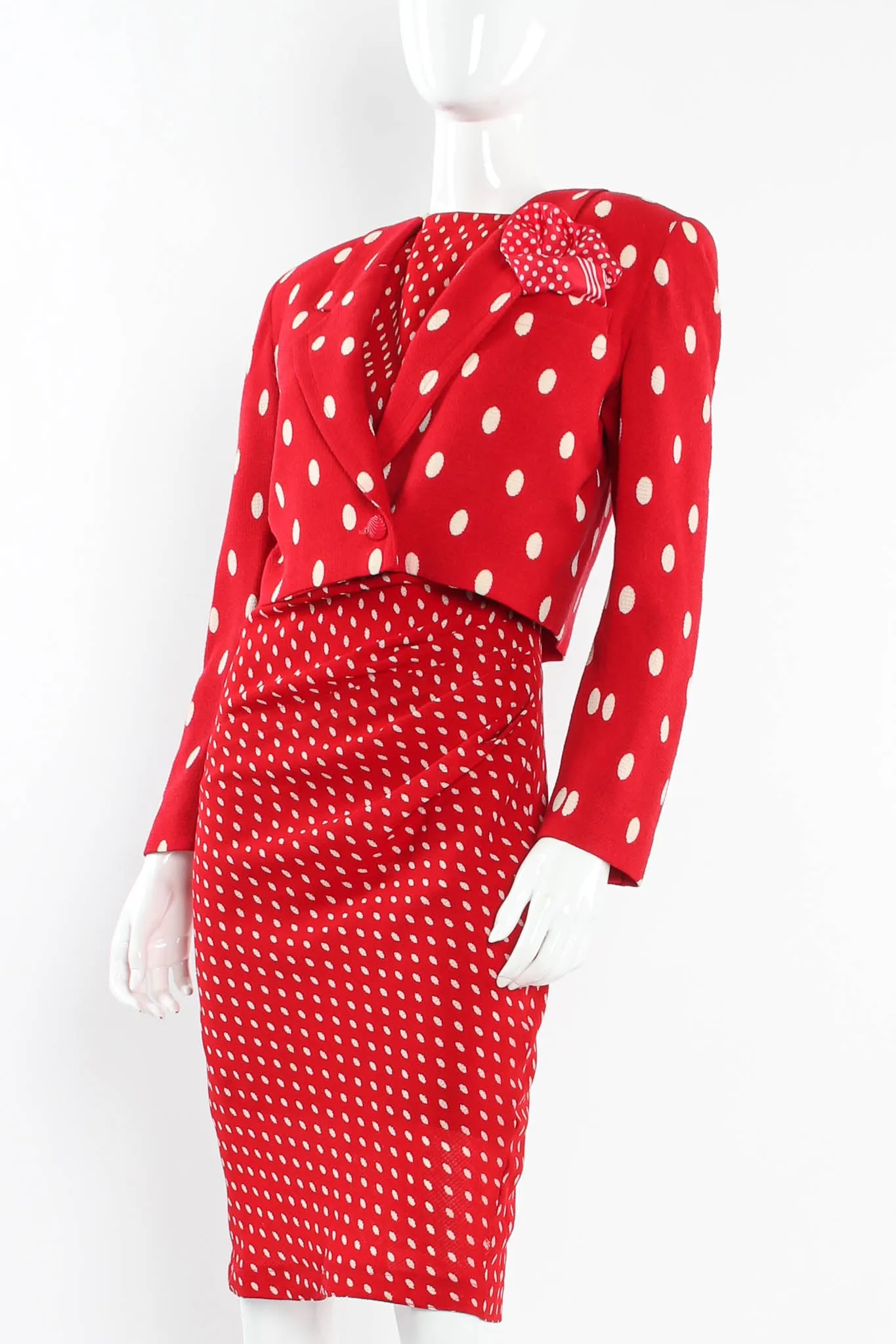Polka Dot Bolero & Dress Set