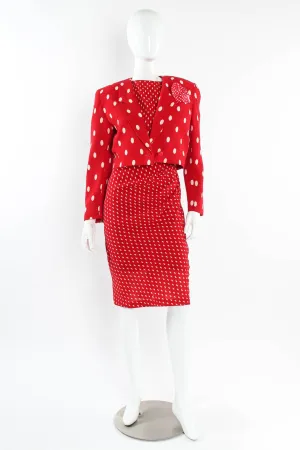 Polka Dot Bolero & Dress Set