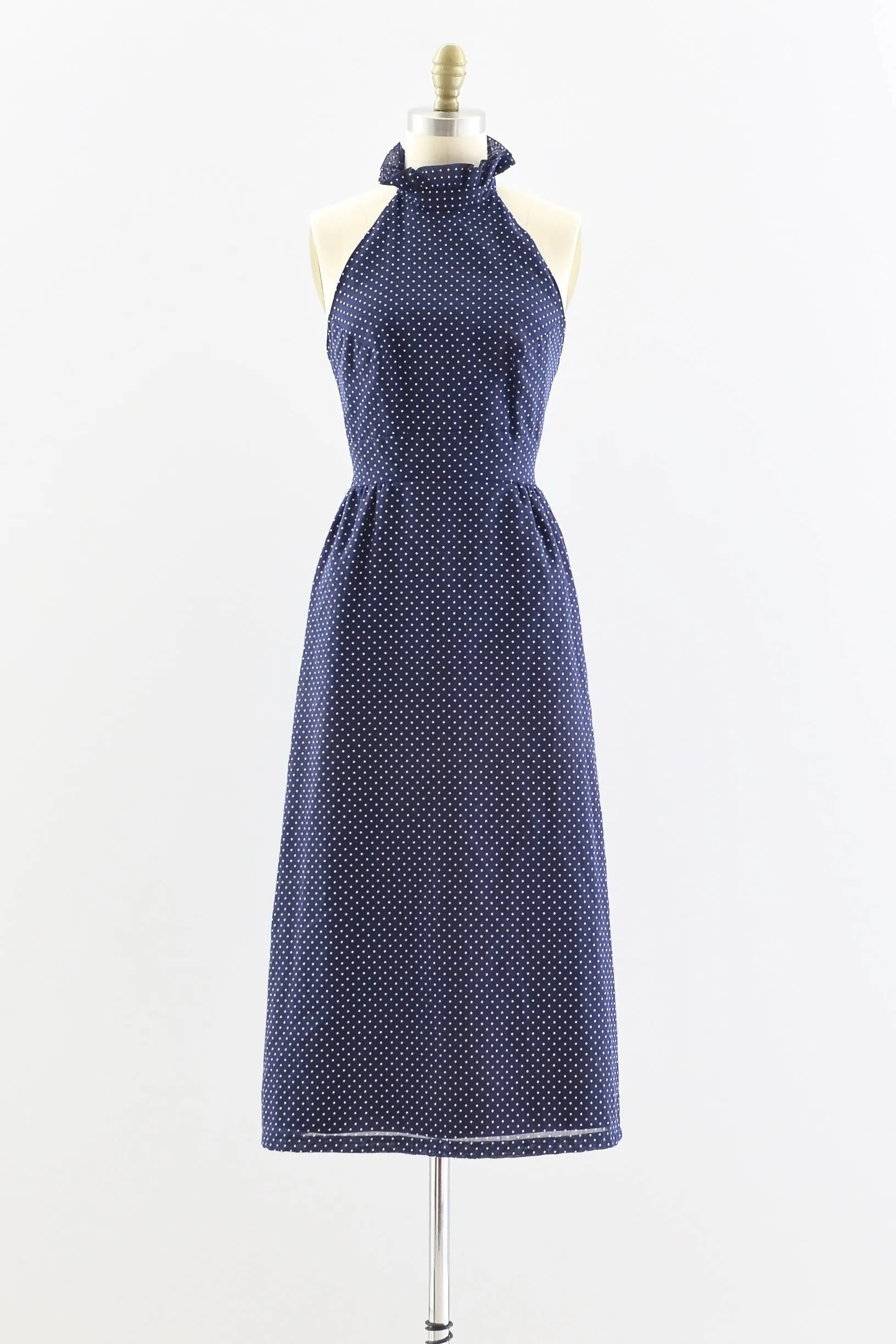 Polka Dot Halter Dress