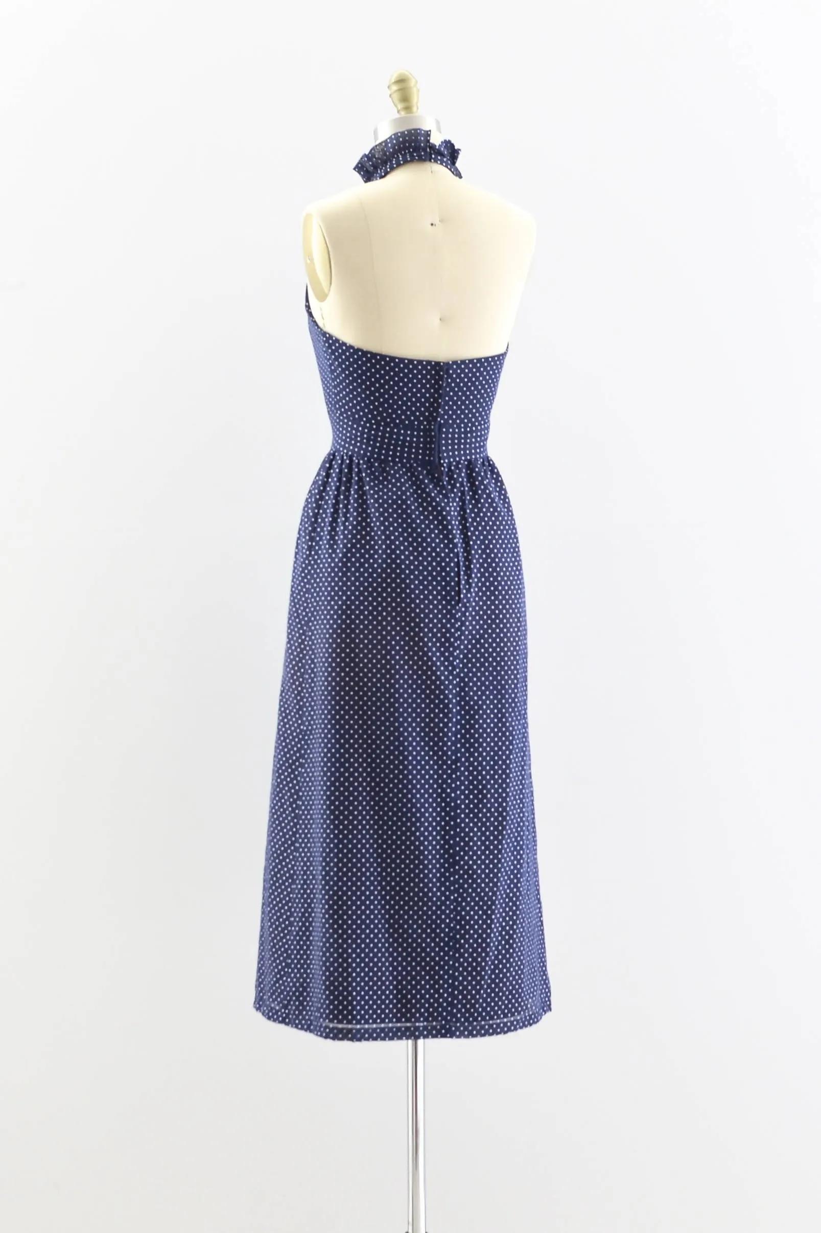 Polka Dot Halter Dress