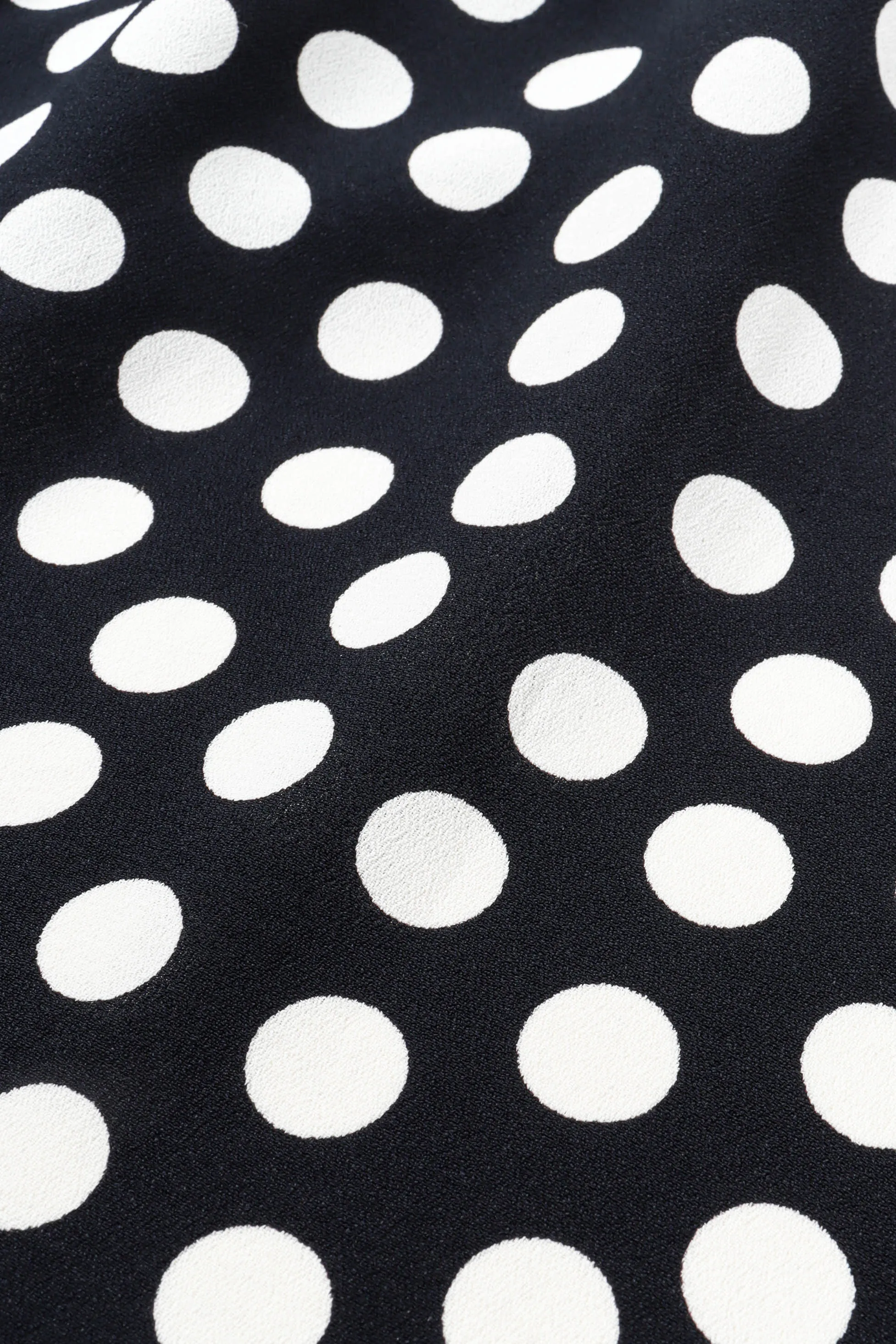 Polka Dot Pleat Dress