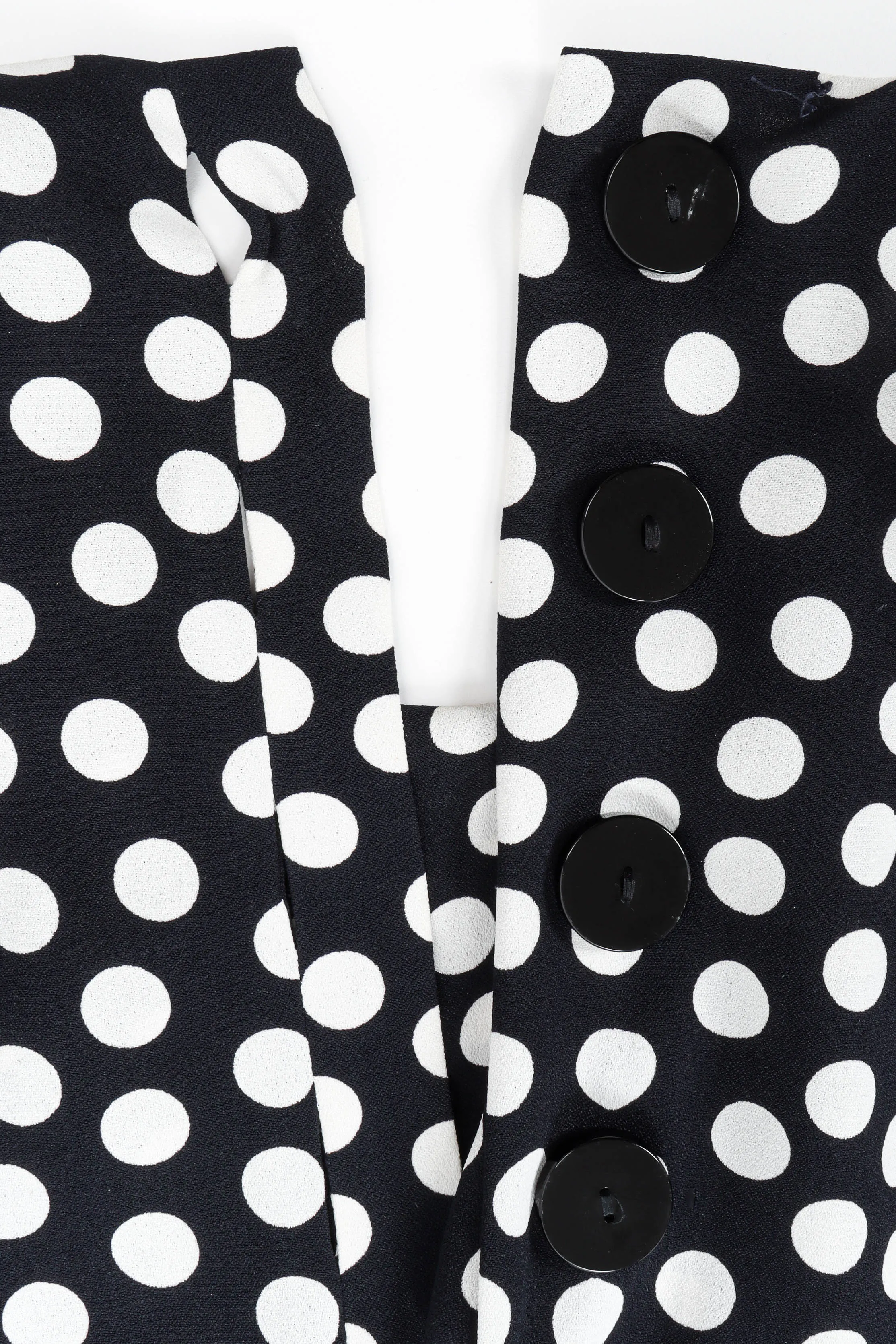 Polka Dot Pleat Dress