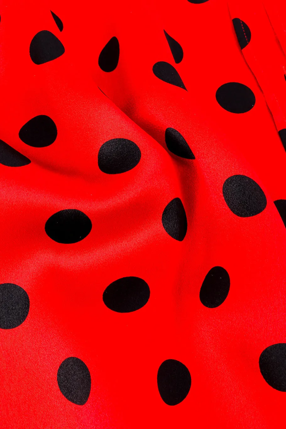 Polka Dot Silk Blouse