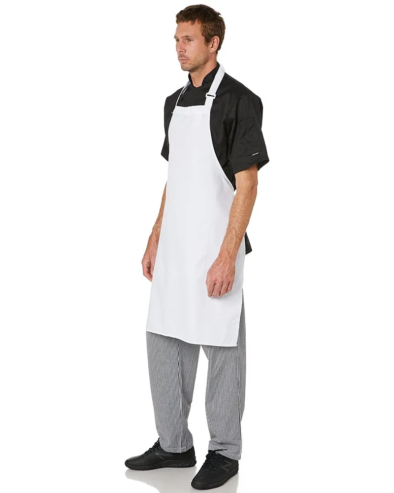 Polycotton Bib Apron - White