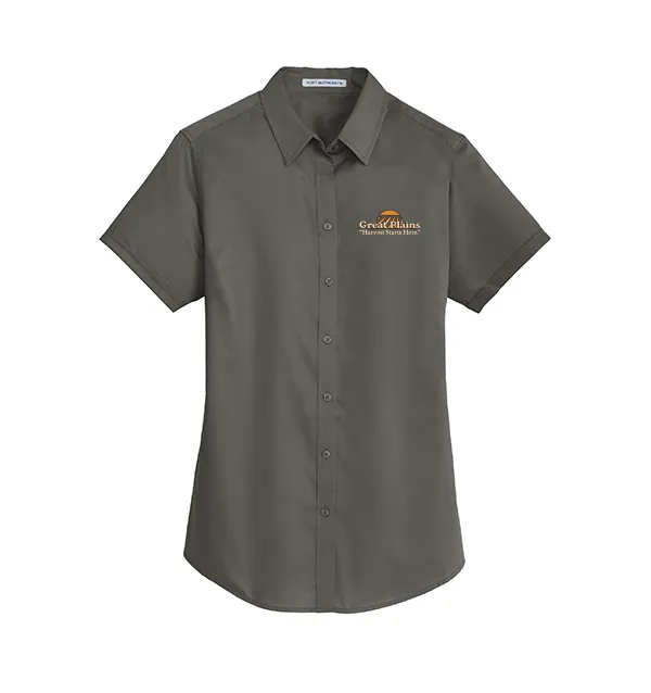 Port Authority® Women's Short Sleeve SuperPro™ Twill Shirt