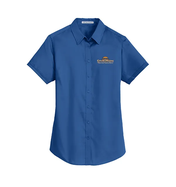 Port Authority® Women's Short Sleeve SuperPro™ Twill Shirt