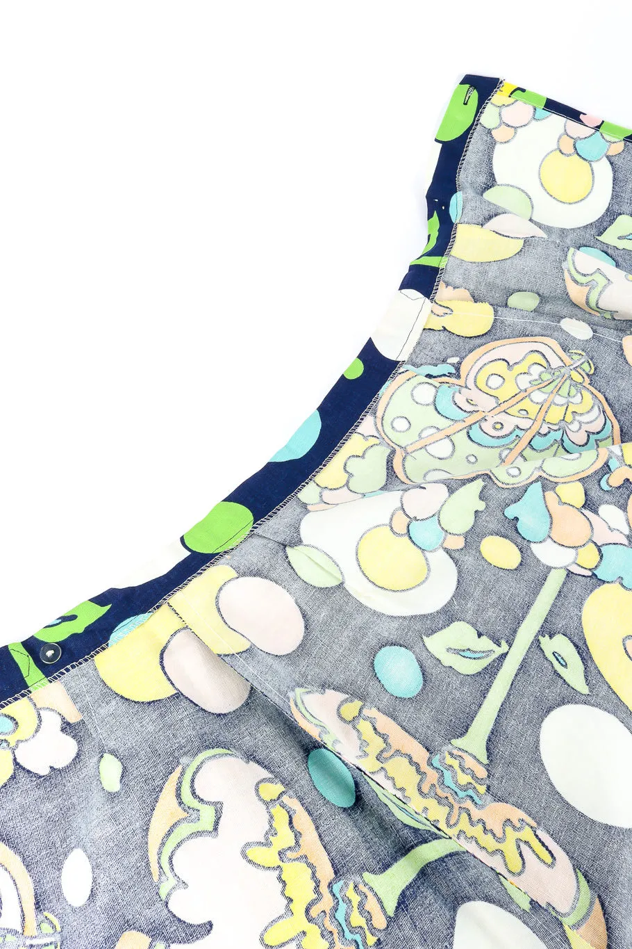Psychedelic Poppy Print Skirt