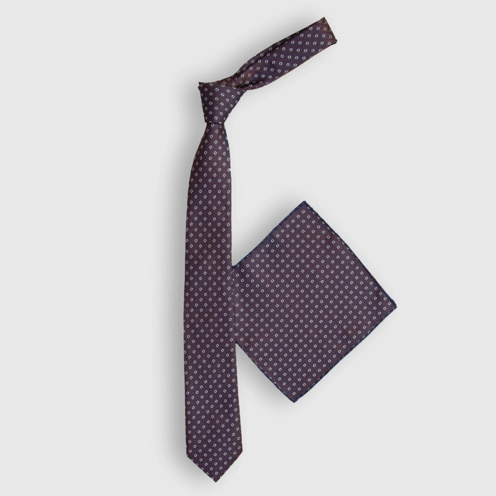 Purple Printed Tie