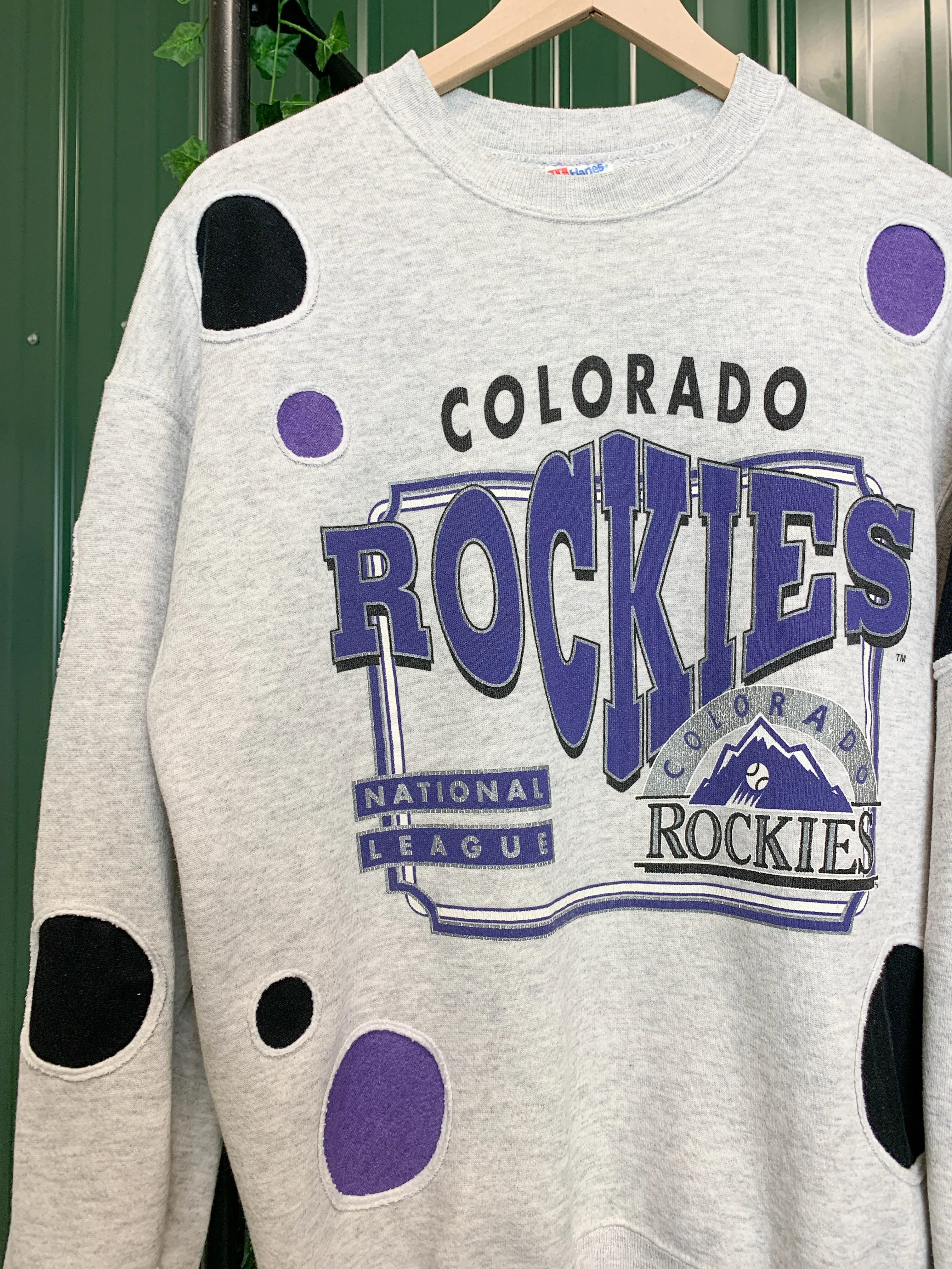 "1 of 1" Colorado Rockies Polka Dot Sweater (M)