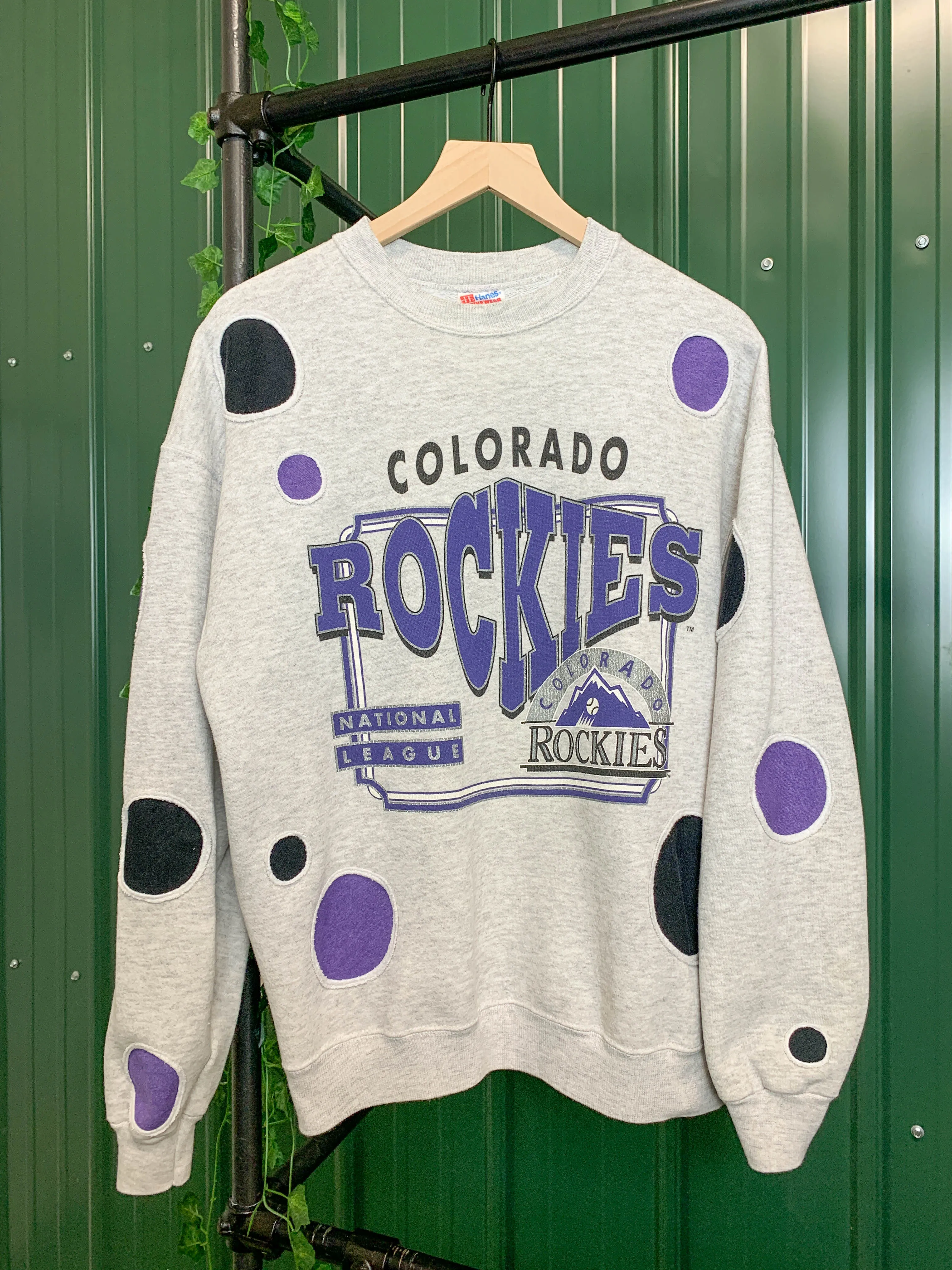 "1 of 1" Colorado Rockies Polka Dot Sweater (M)