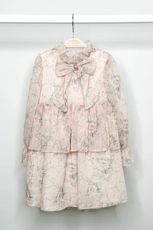 "Vienna" Pink Floral Dress