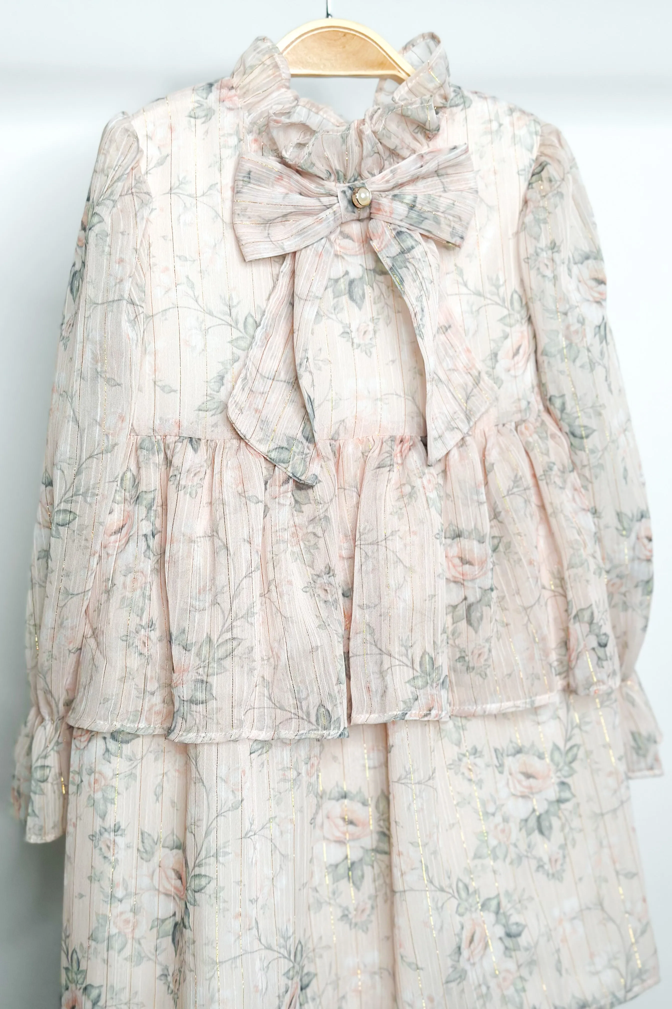 "Vienna" Pink Floral Dress