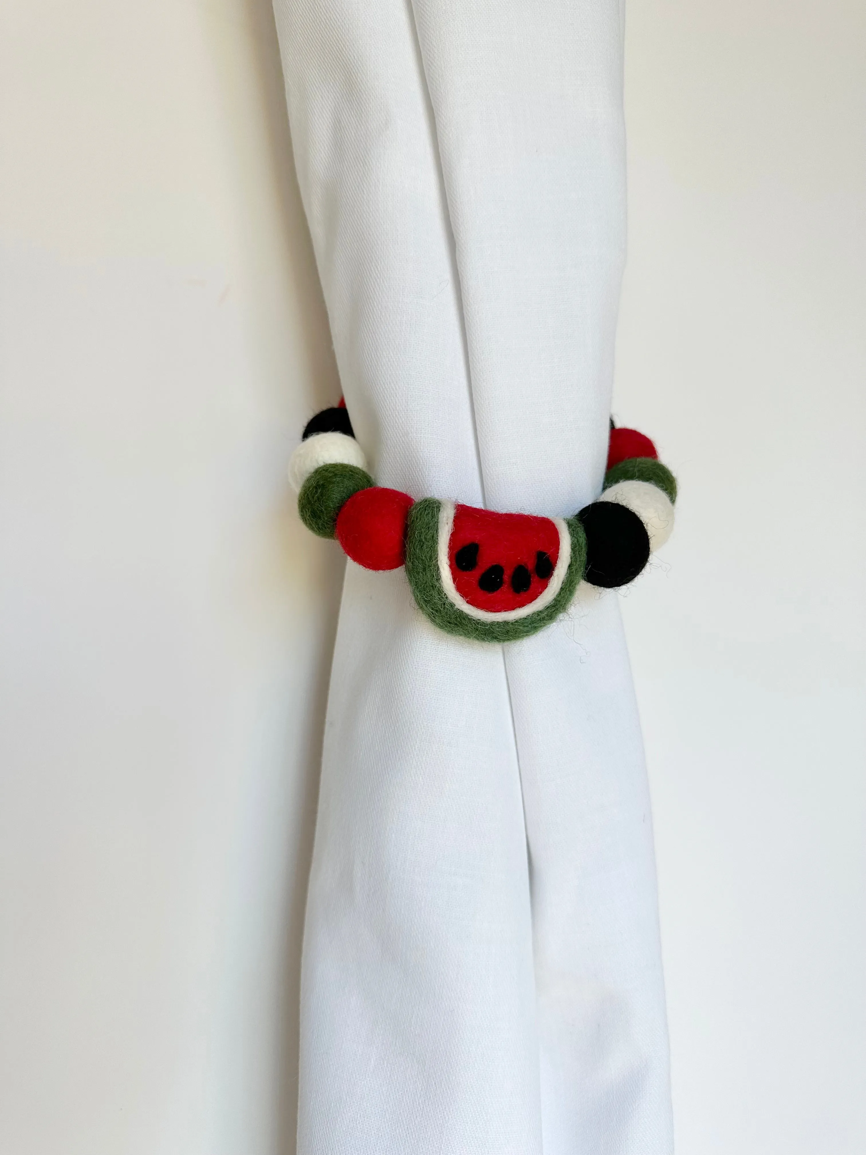 Red Watermelon Curtain Tie Backs