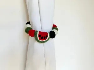 Red Watermelon Curtain Tie Backs