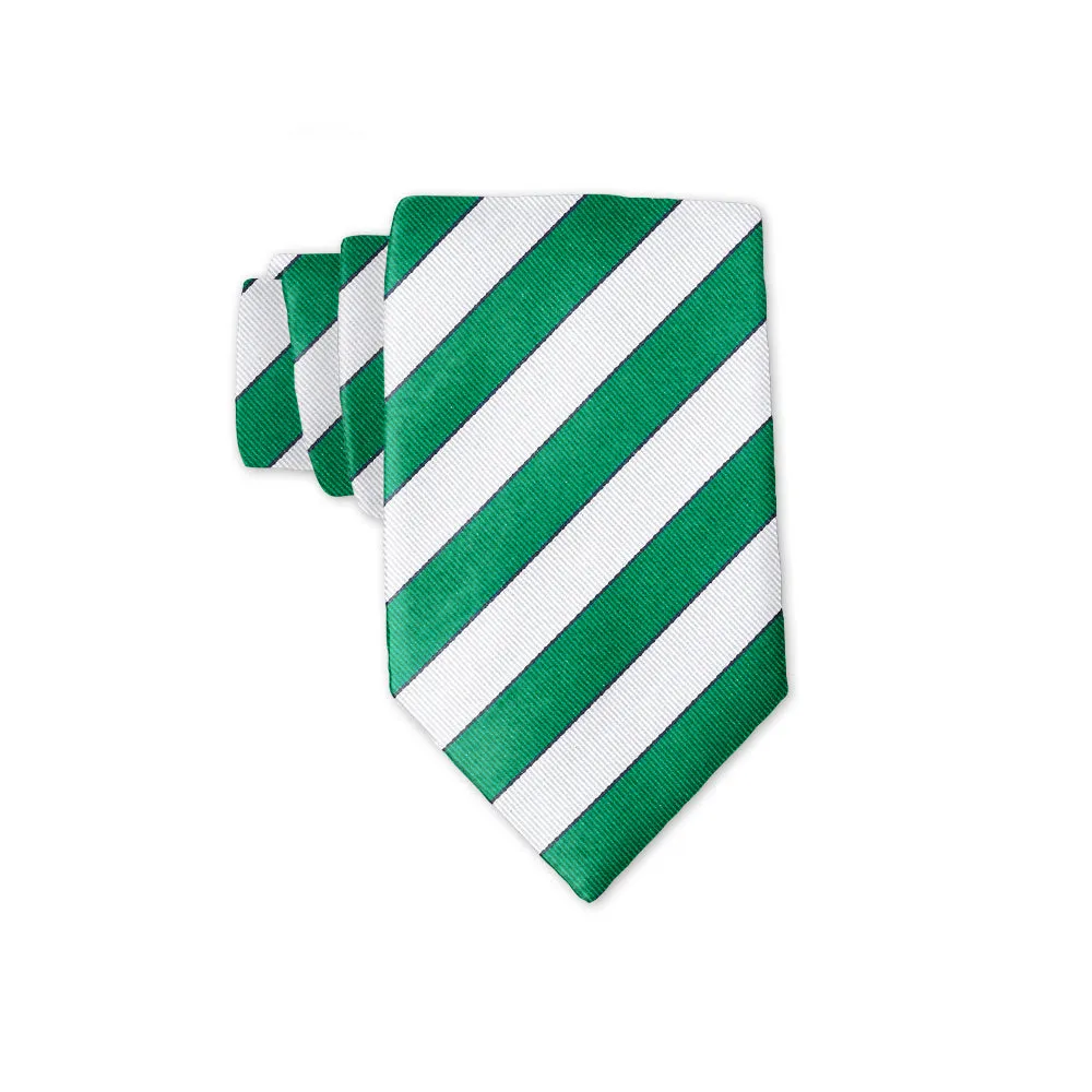 Scholastic Green/White - Kids' Neckties