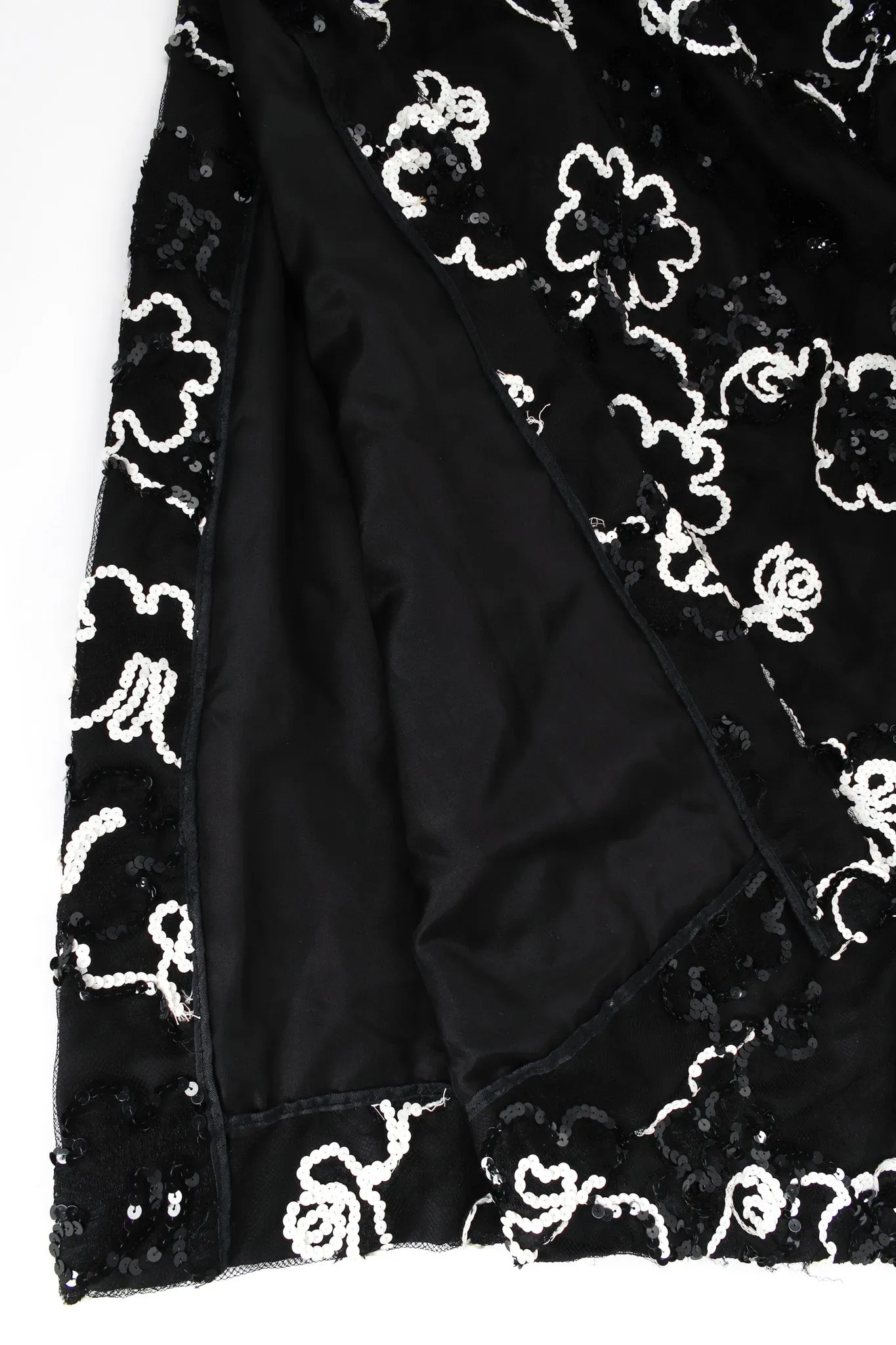 Sequin Floral Lace Polka Dot Dress