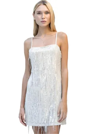 Sleeveless Sequin Mini Dress