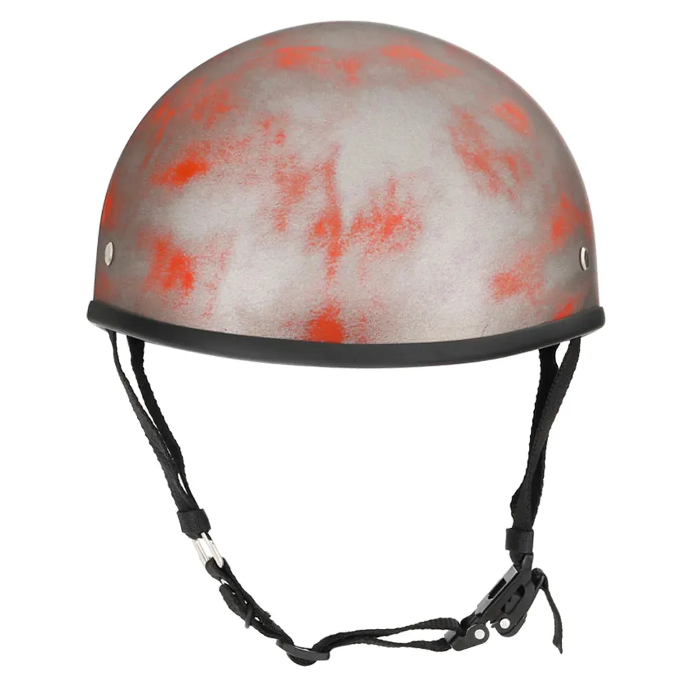Smallest & Lightest DOT Beanie Helmet - Rust Black