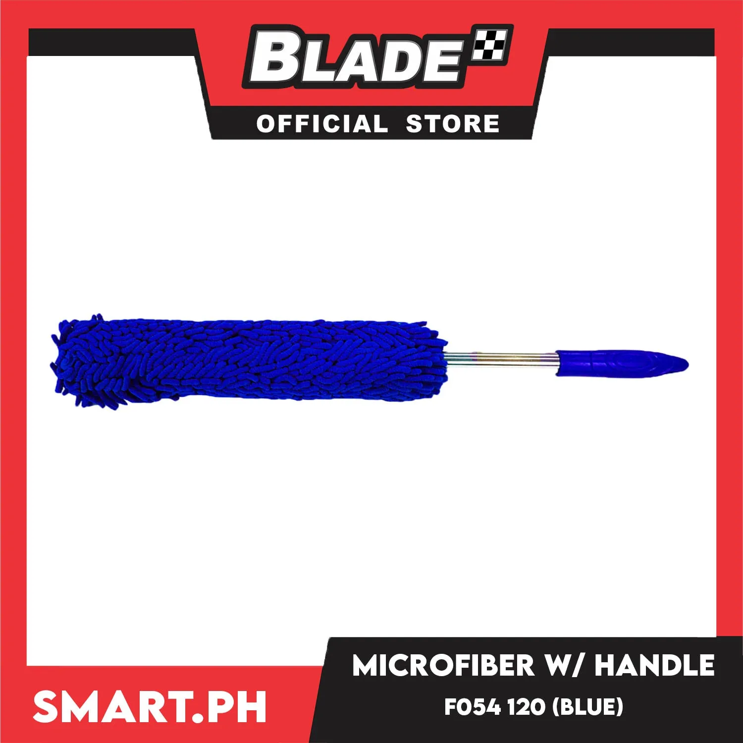 Smart.ph Microfiber Dust Cleaner With Handle F054 67cm (Violet) Multipurpose Duster/Cleaning Dashboard Duster/Interior Car Detailing Brush/Lint Free Microfiber Cloths, Exterior or Interior Use