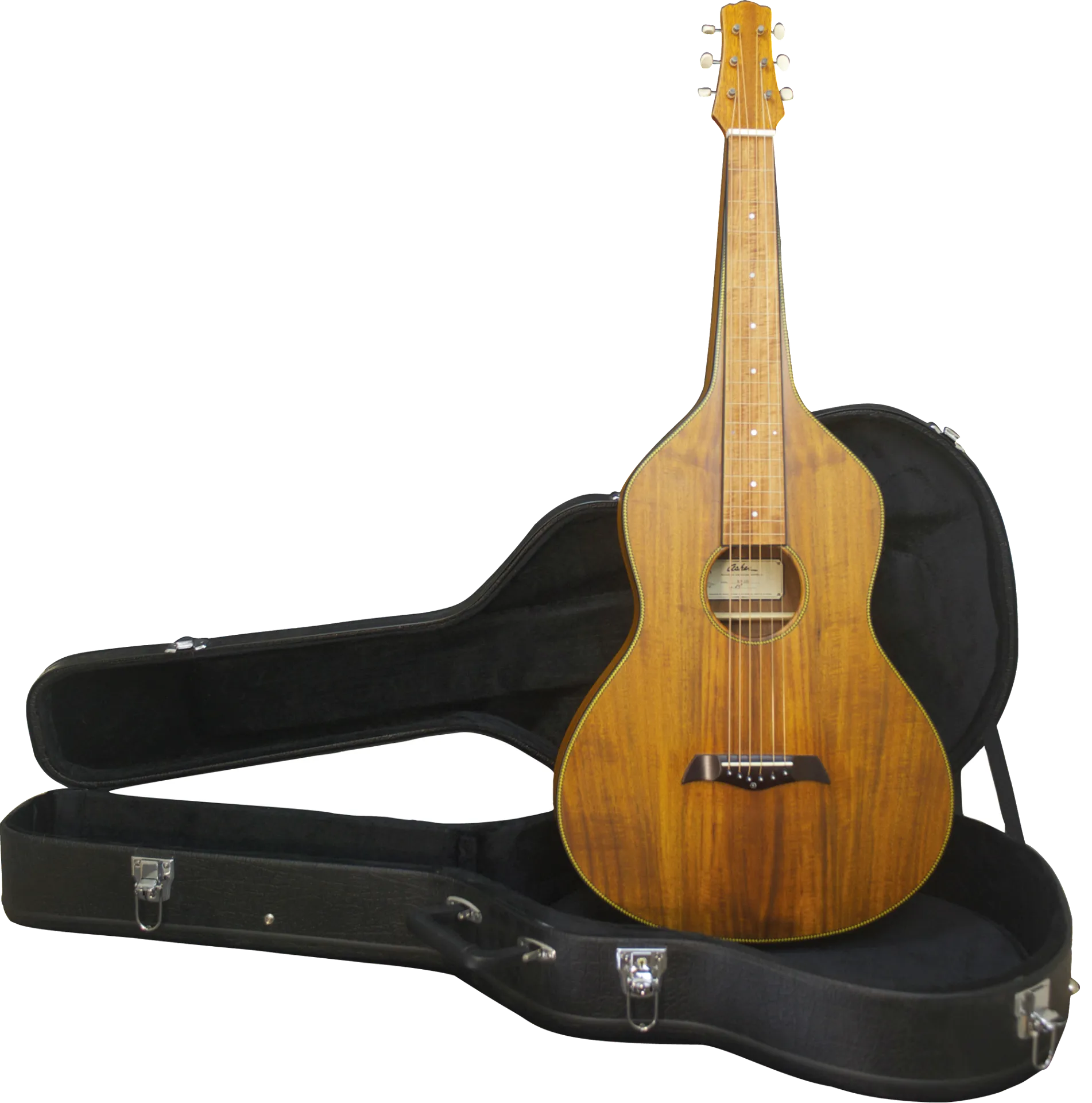 SOLD Asher Acoustic Hawaiian Imperial Lap Steel with custom Snowflake Inlay #047