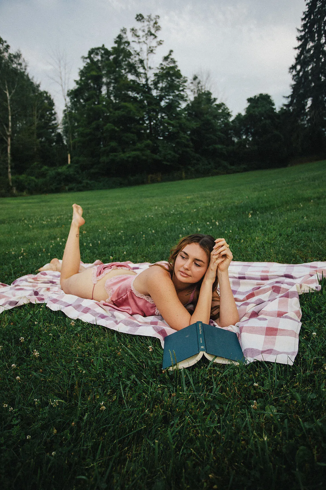 Sonnet Tie Panty in Rose Silk Charmeuse