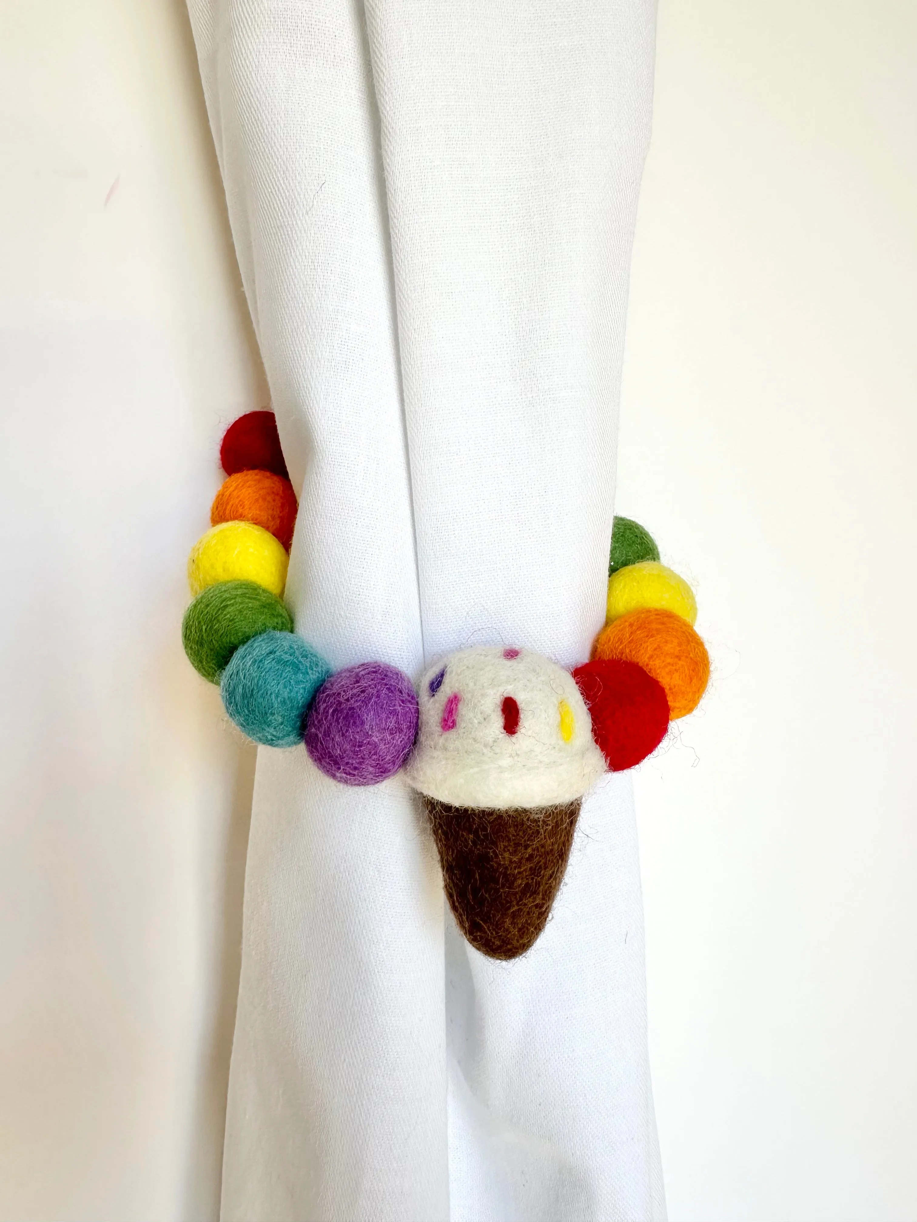 Sprinkles Ice Cream Curtain Ties