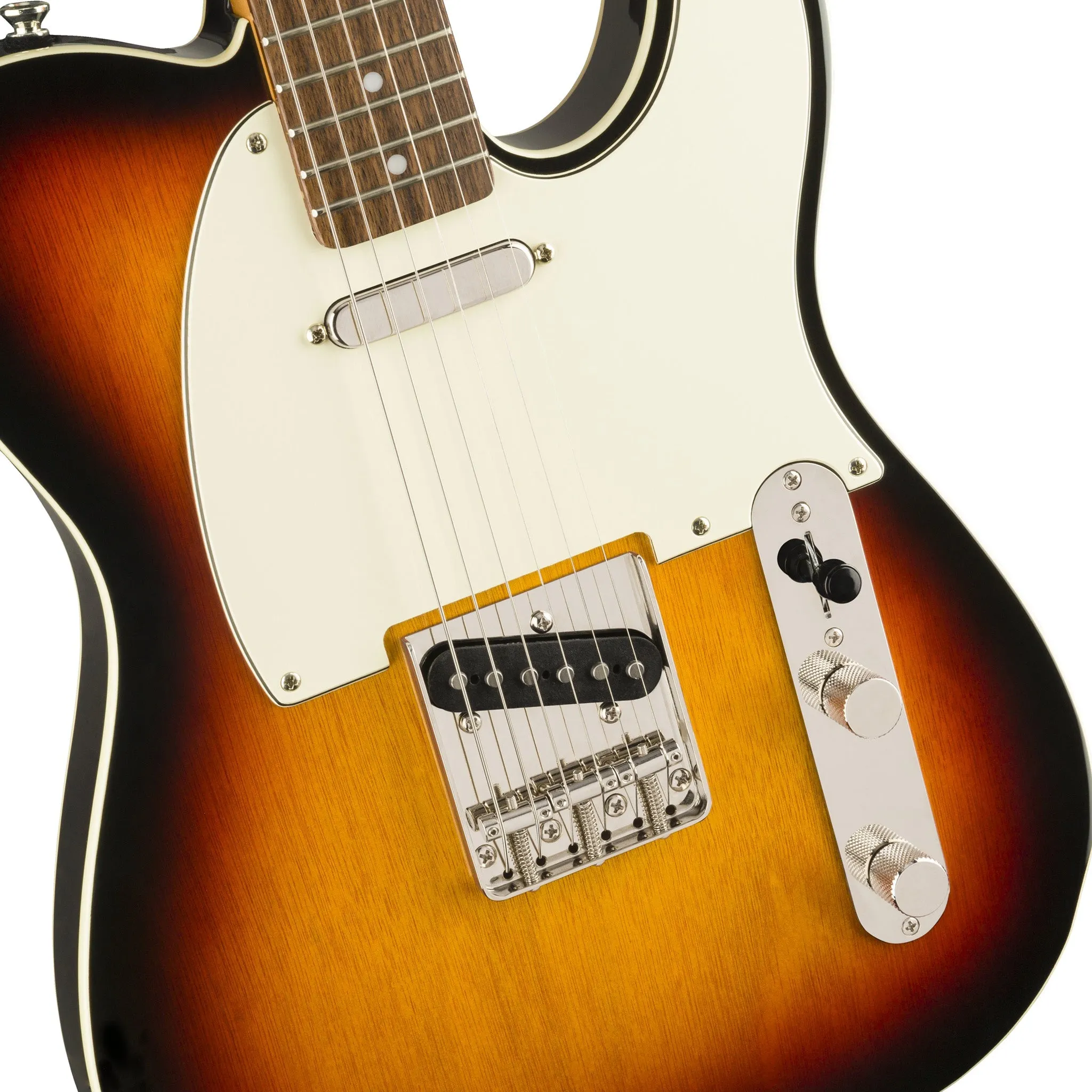 Squier Classic Vibe 60s Custom Telecaster Electric Guitar, Laurel FB, 3-Tone Sunburst