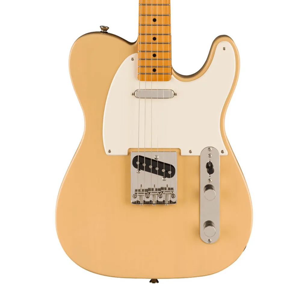 Squier FSR Classic Vibe 50s Telecaster Electric Guitar, Maple FB, Vintage Blonde
