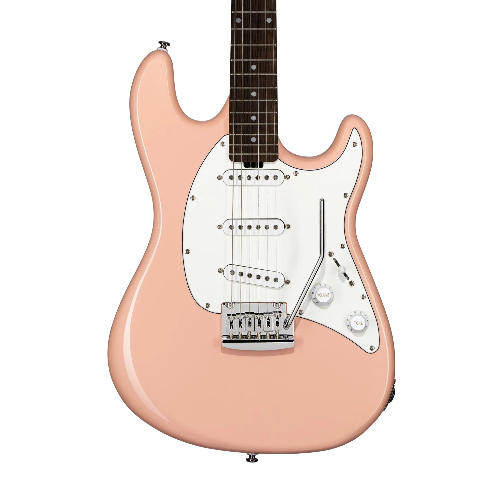 Sterling by Music Man Cutlass CT30SSS Electric Guitar, Laurel FB, Pueblo Pink