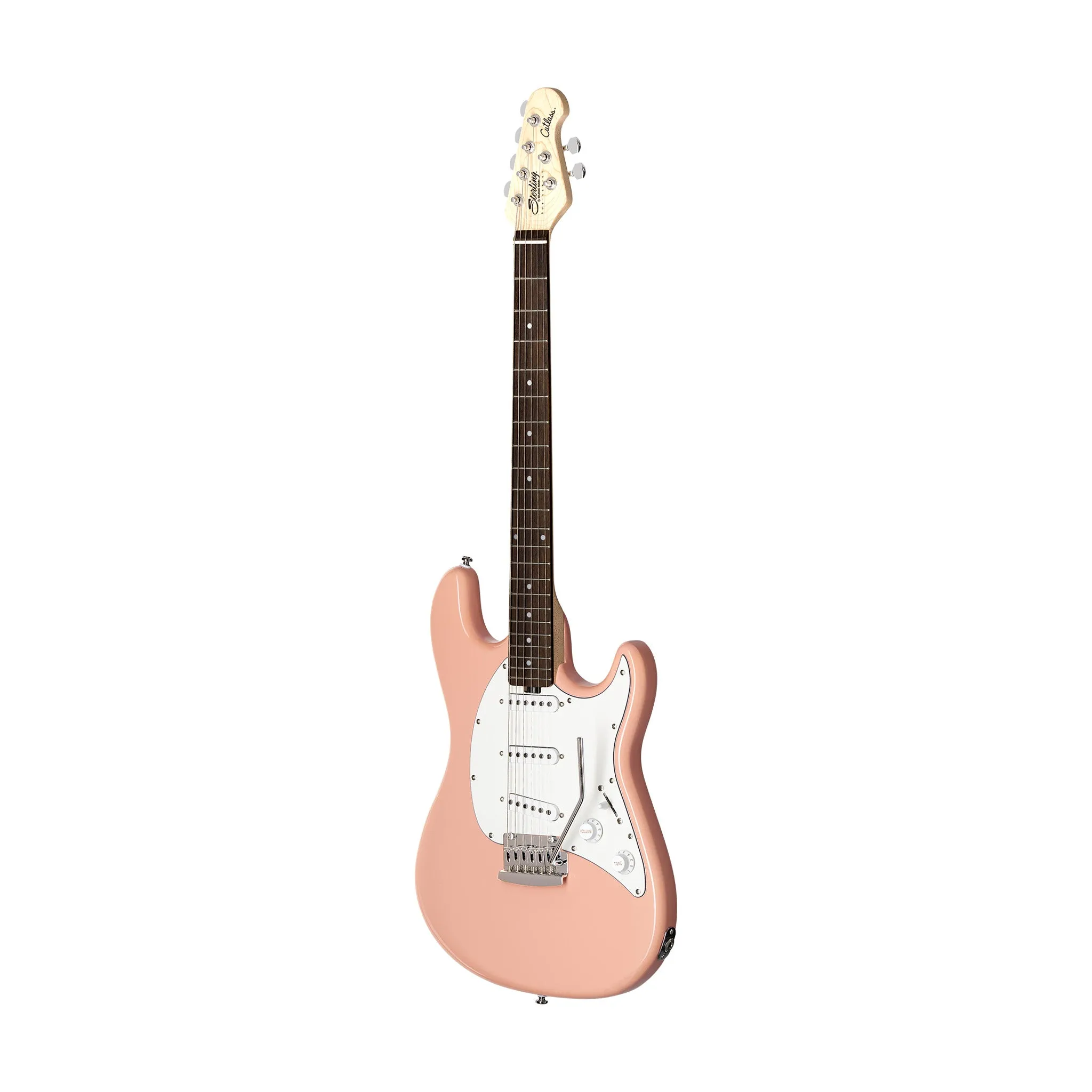 Sterling by Music Man Cutlass CT30SSS Electric Guitar, Laurel FB, Pueblo Pink