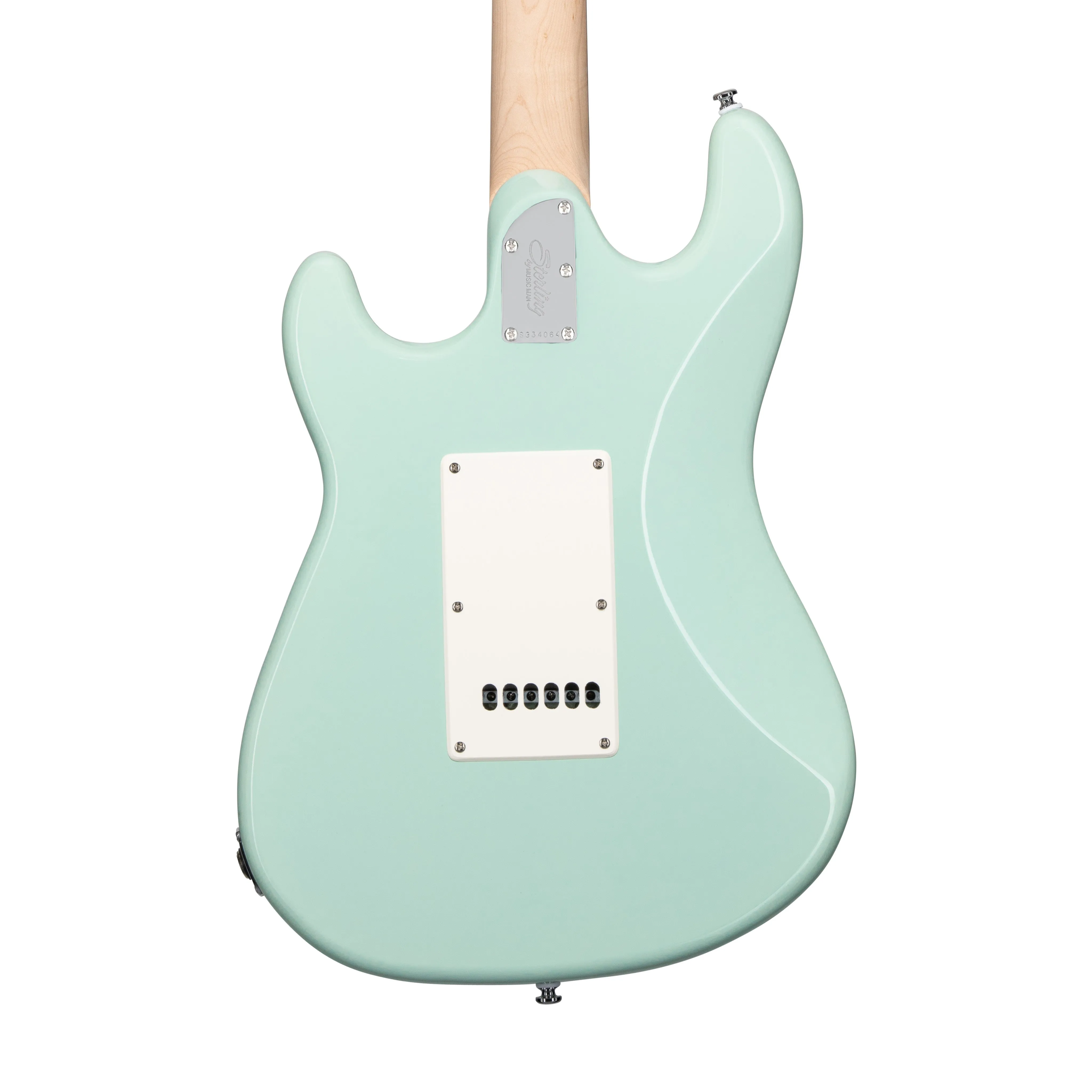 Sterling by Music Man Cutlass HSS Electric Guitar, Laurel FB, Mint Green