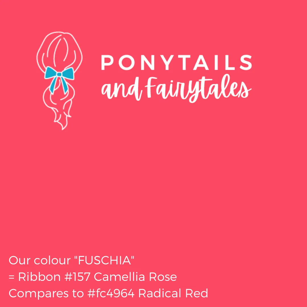 Swallowtail Bow Hair Tie - Solid Colour