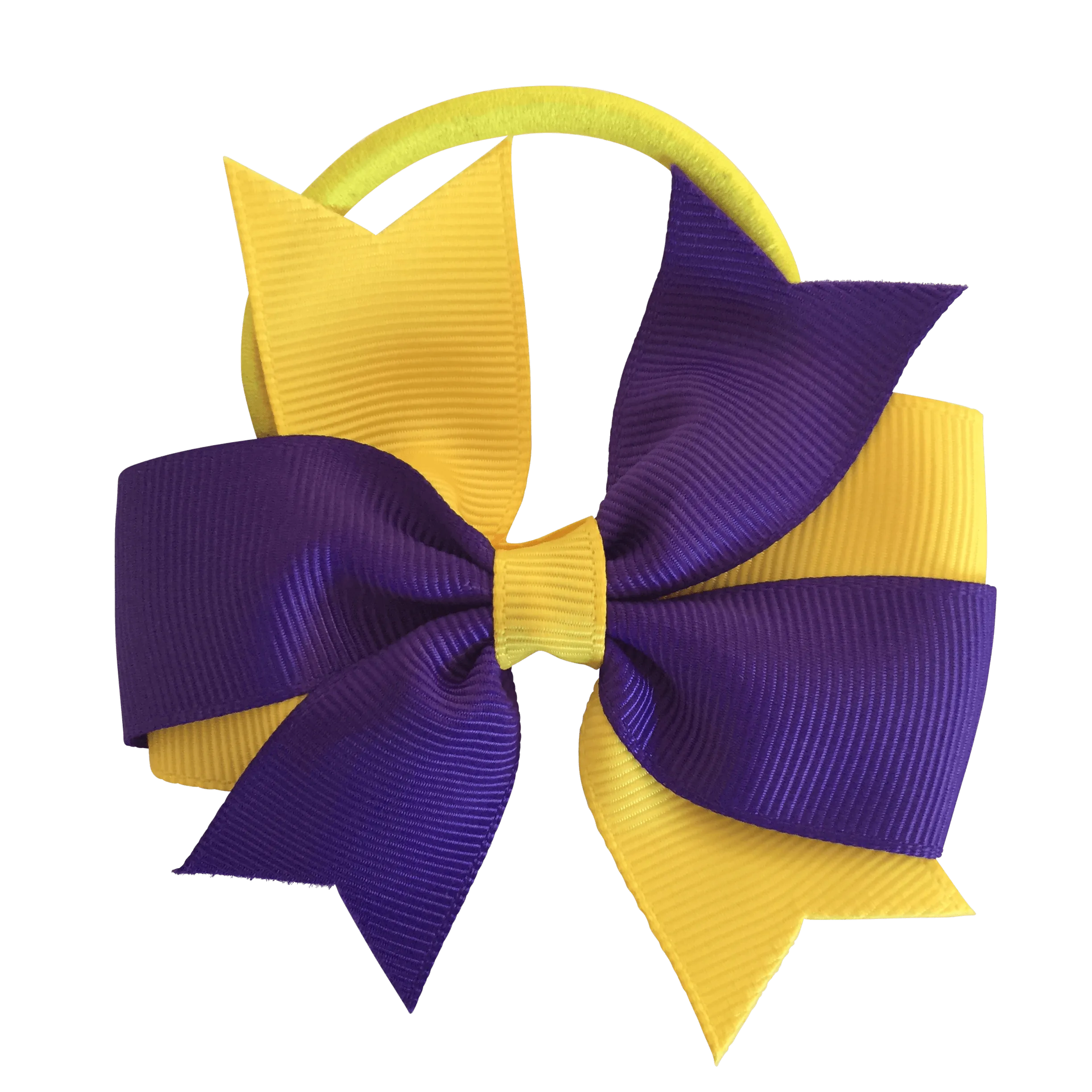 Swallowtail Bow Hair Tie - Solid Colour