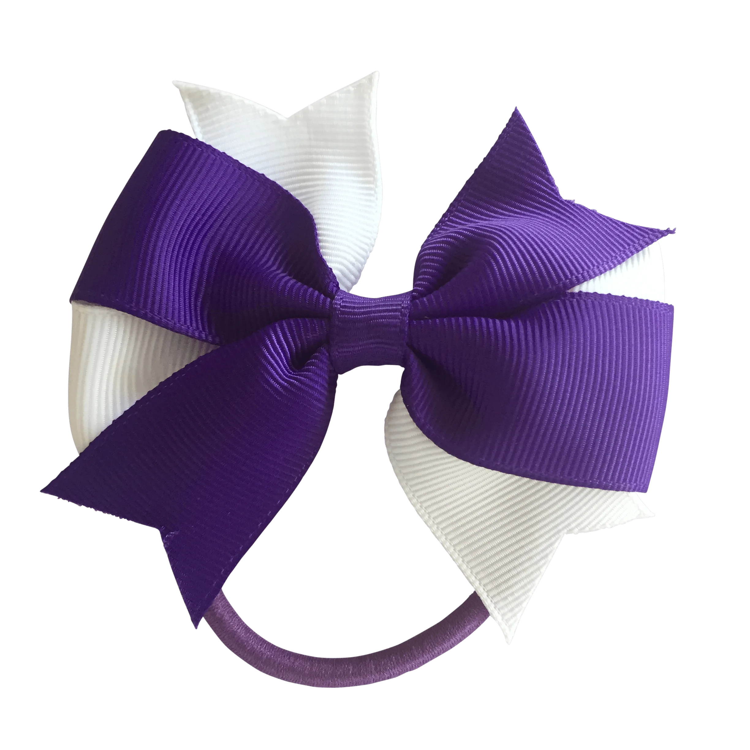 Swallowtail Bow Hair Tie - Solid Colour