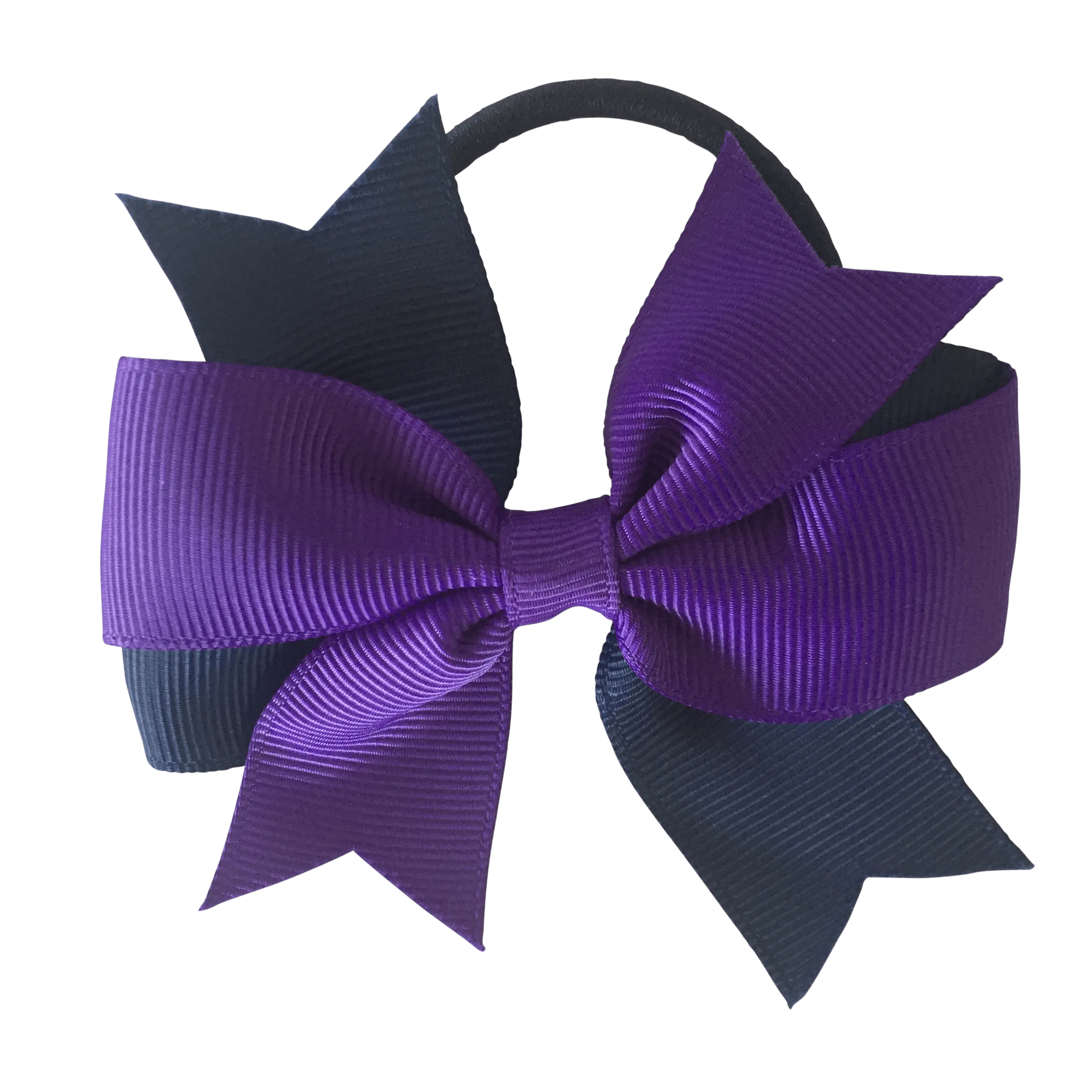 Swallowtail Bow Hair Tie - Solid Colour