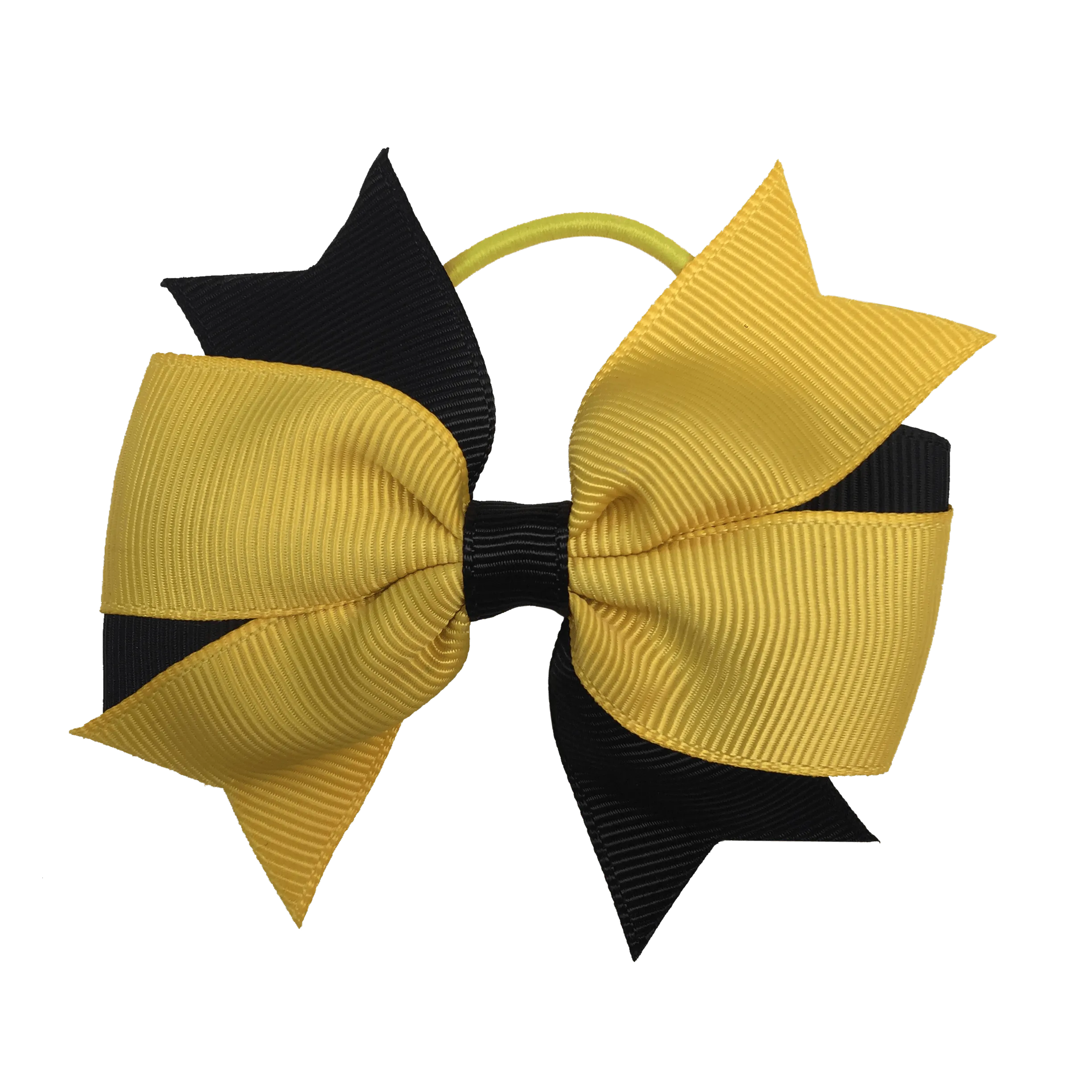 Swallowtail Bow Hair Tie - Solid Colour