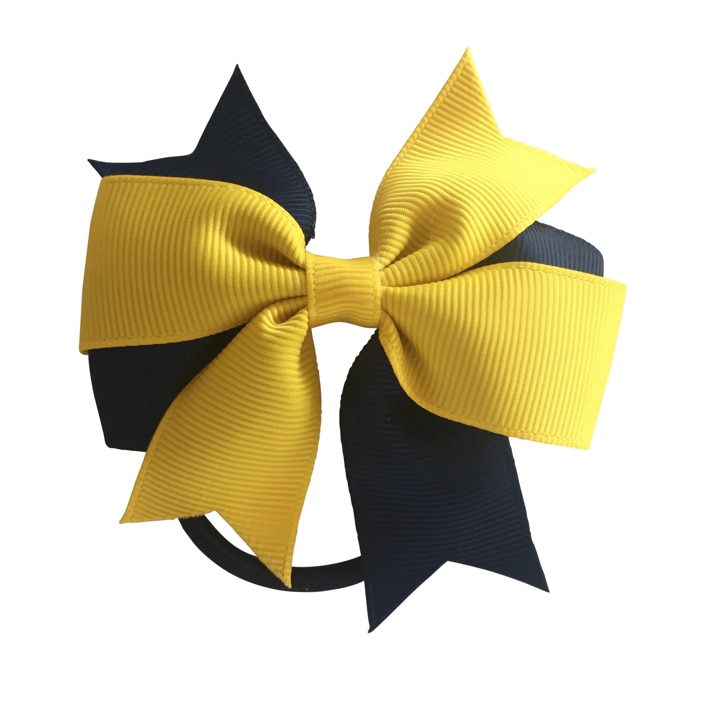 Swallowtail Bow Hair Tie - Solid Colour