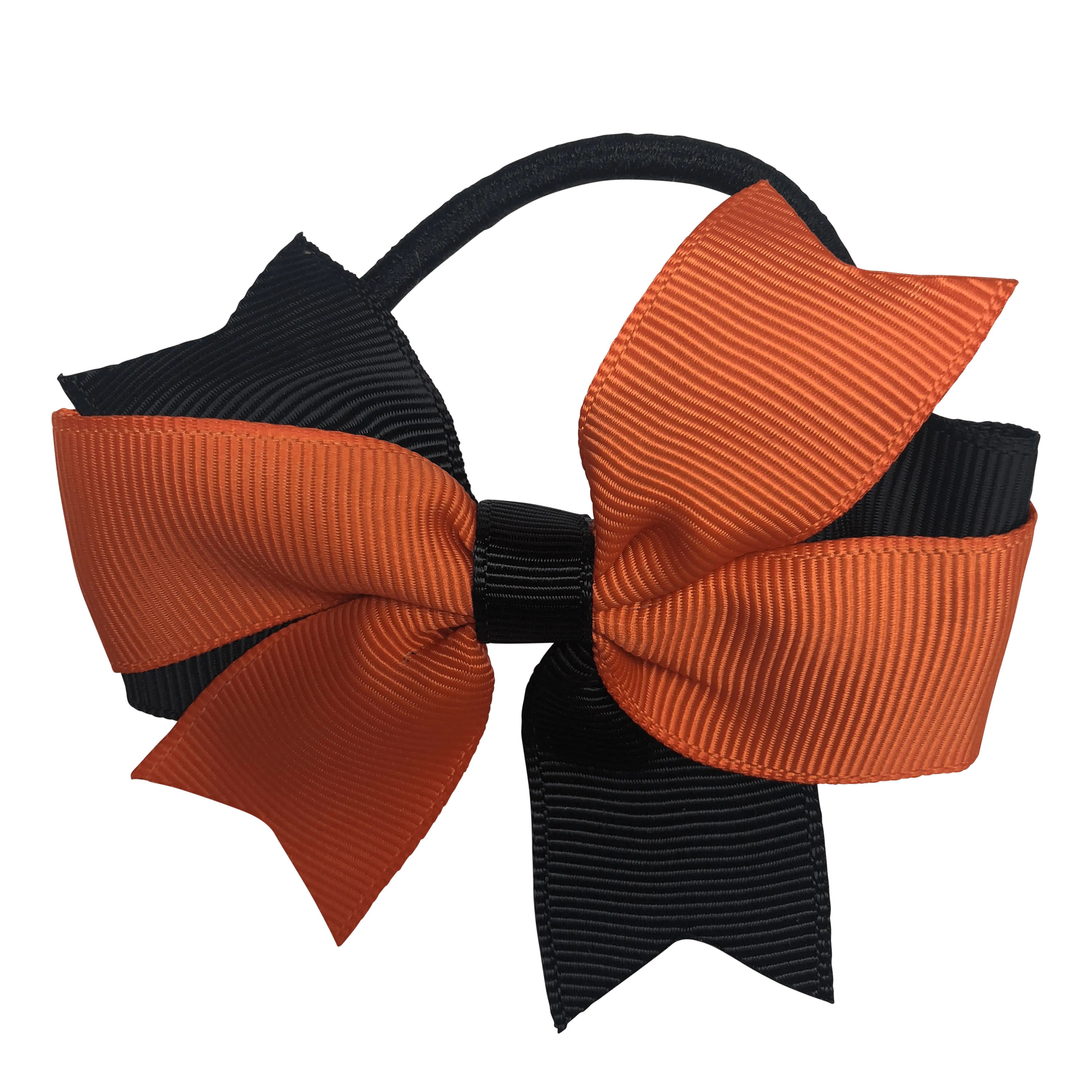 Swallowtail Bow Hair Tie - Solid Colour