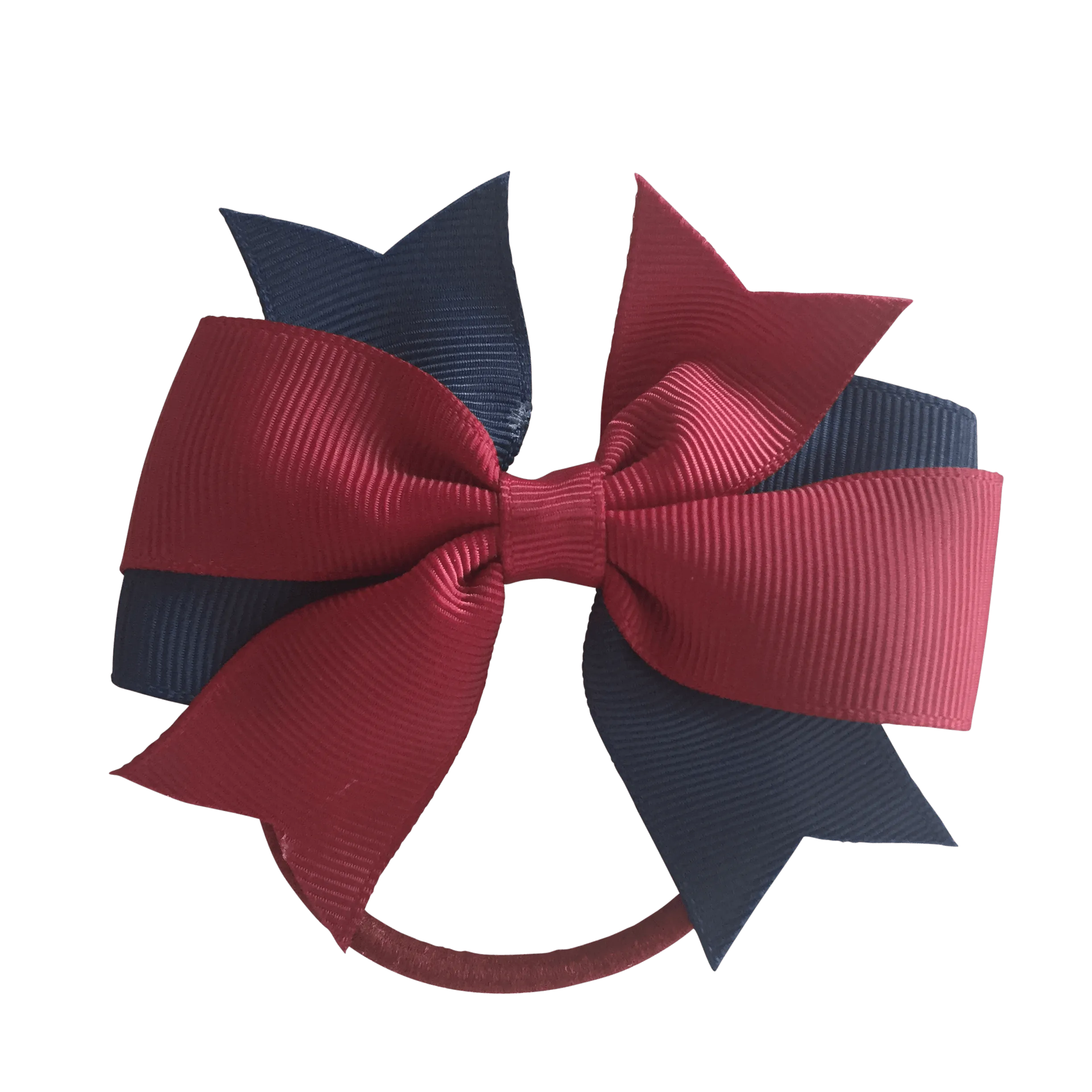 Swallowtail Bow Hair Tie - Solid Colour