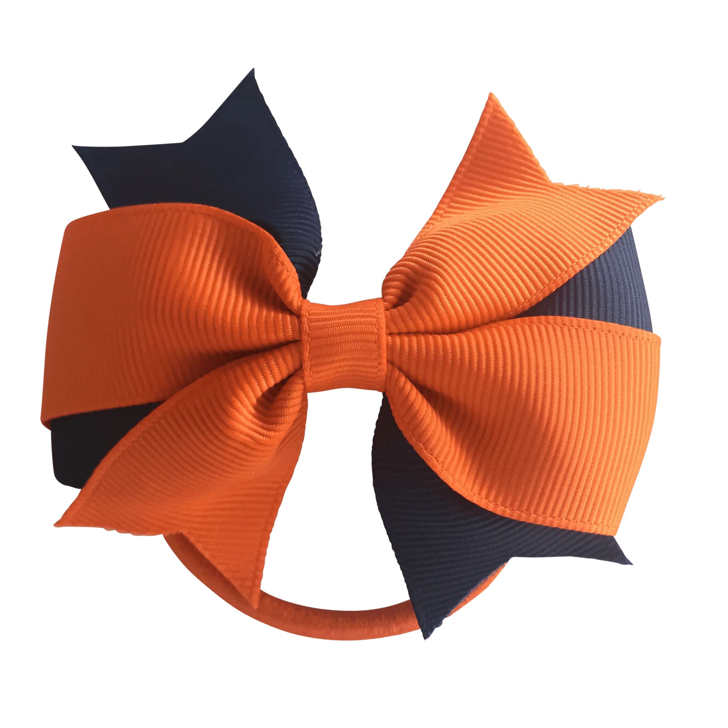 Swallowtail Bow Hair Tie - Solid Colour