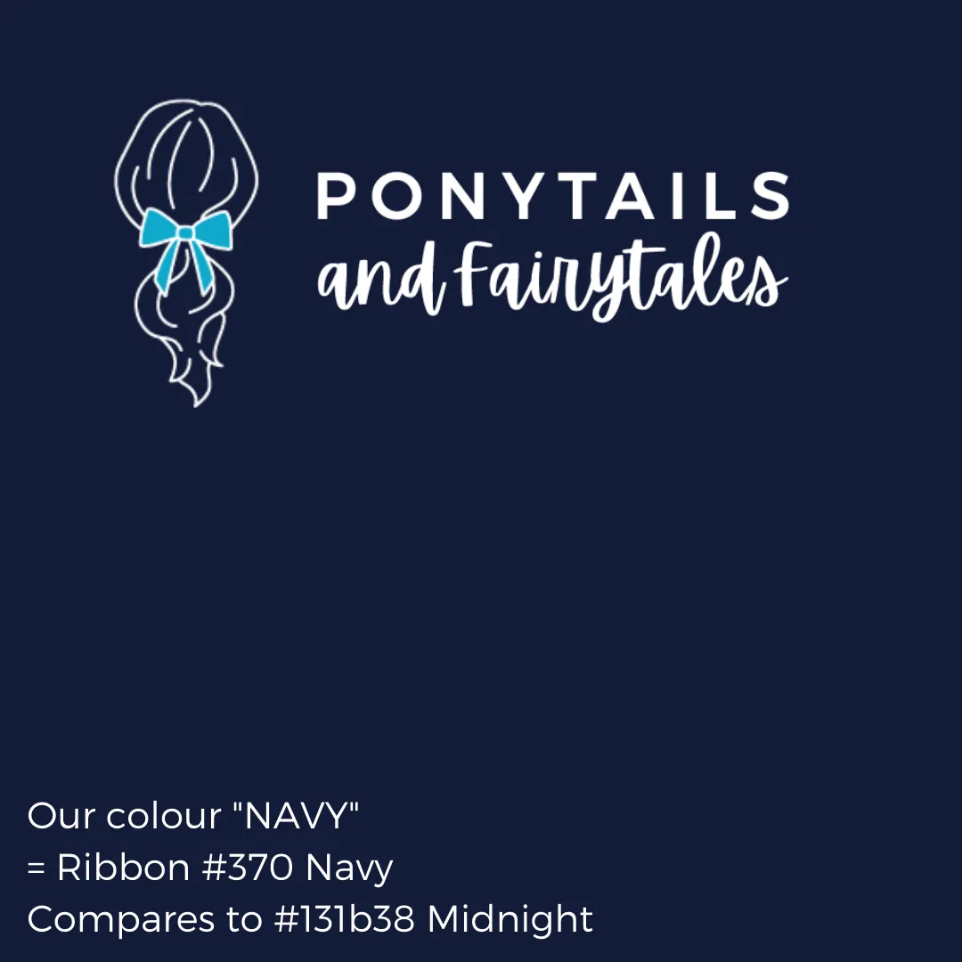 Swallowtail Bow Hair Tie - Solid Colour