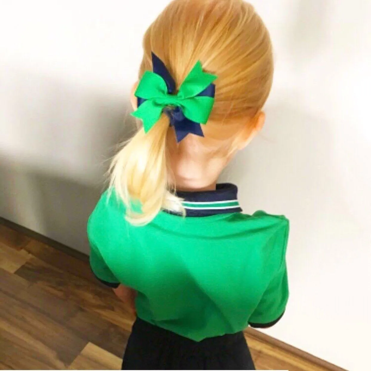 Swallowtail Bow Hair Tie - Solid Colour