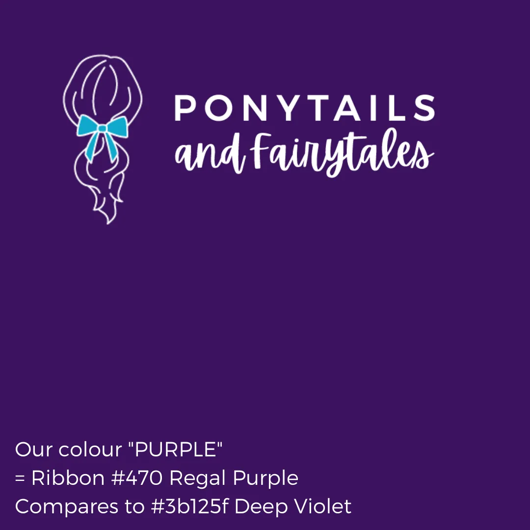 Swallowtail Bow Hair Tie - Solid Colour