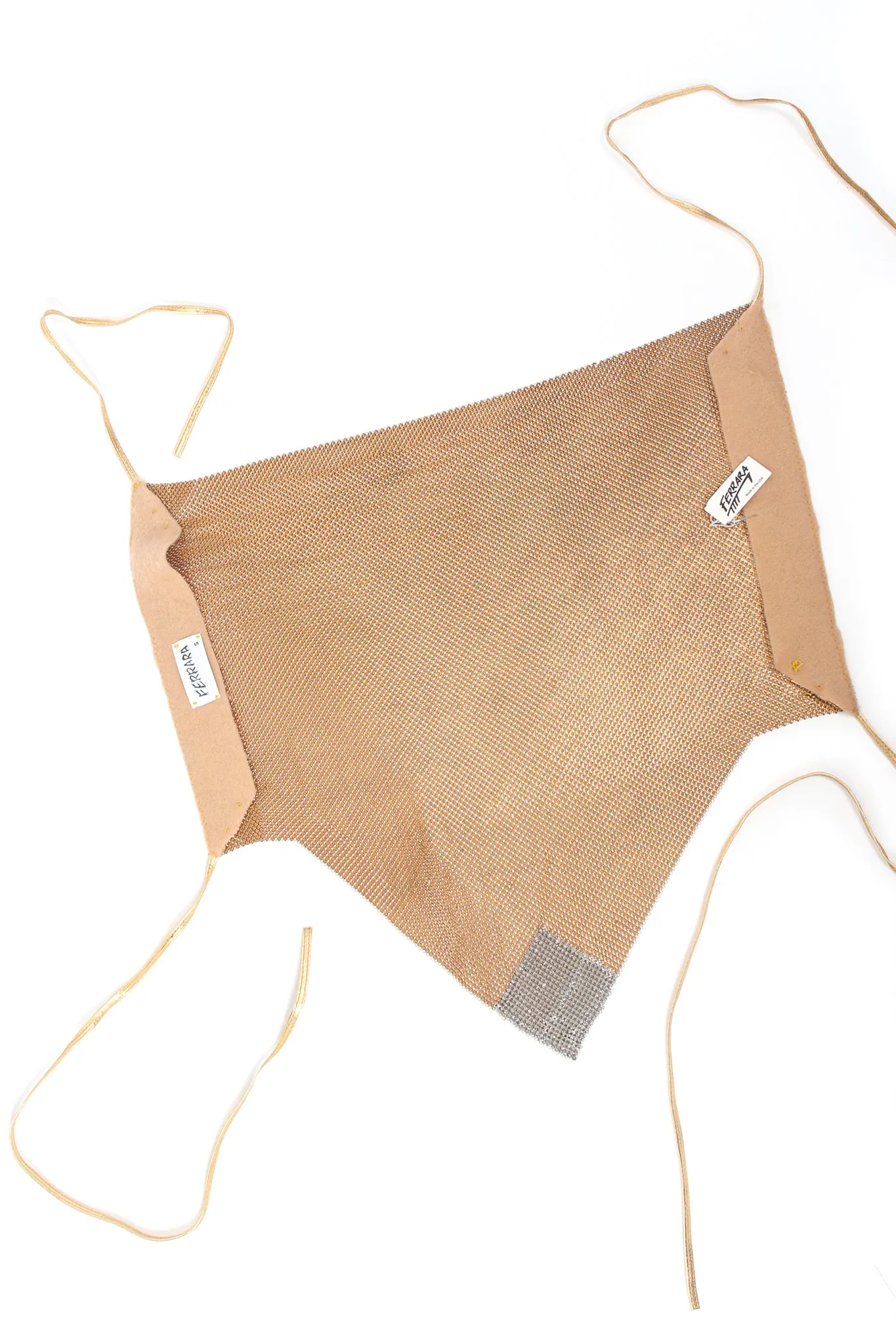 Swarovski Matte Metal Mesh Halter