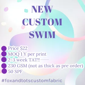 SWIM CUSTOM FABRIC