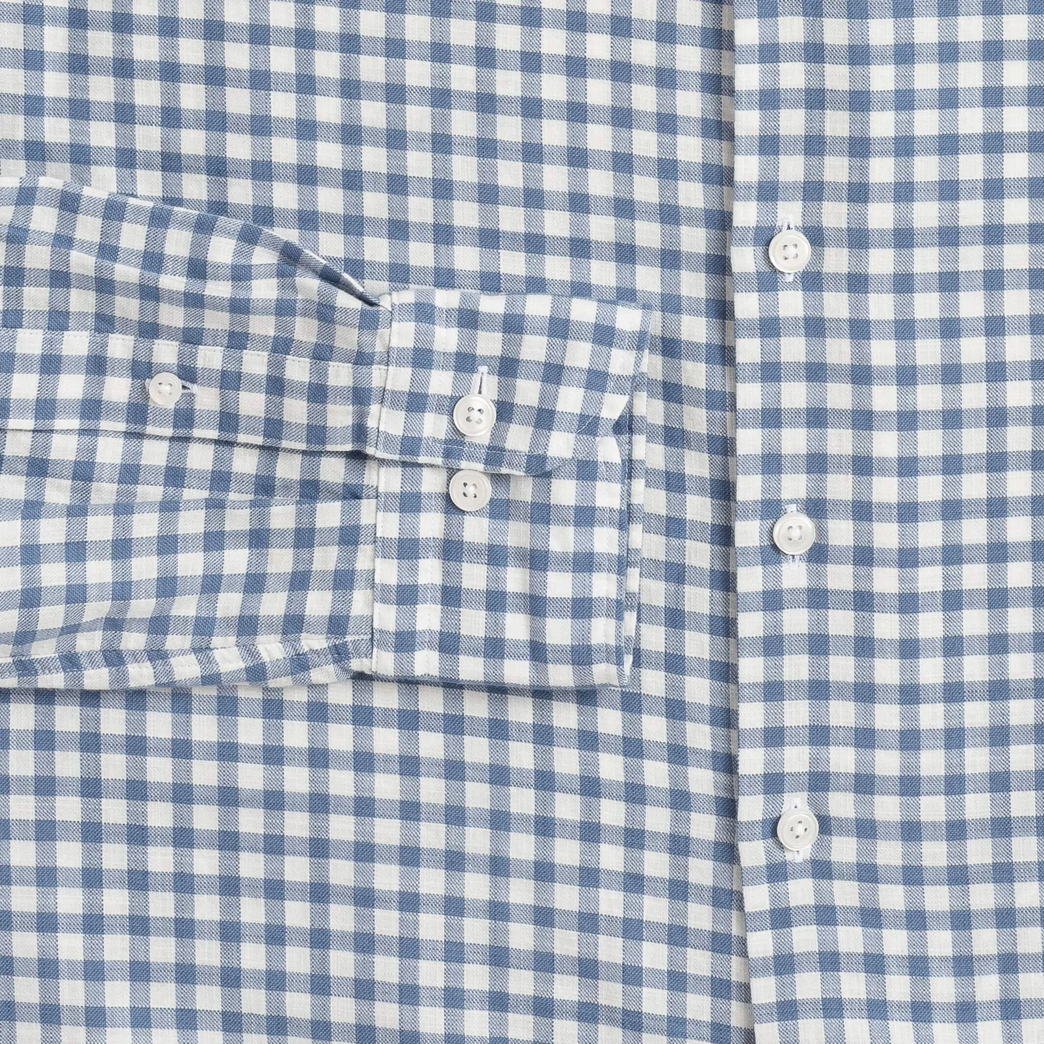 The Light Blue Farwell Gingham Custom Shirt