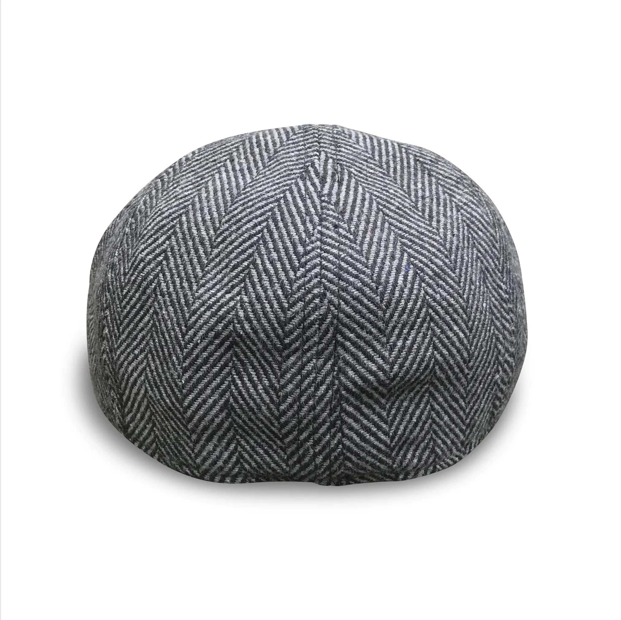 The Original Peaky Boston Scally Cap - Grey Herringbone