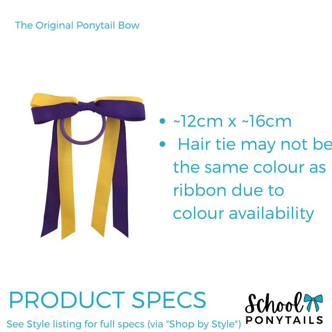 The Original Ponytail Bow - Single Colour